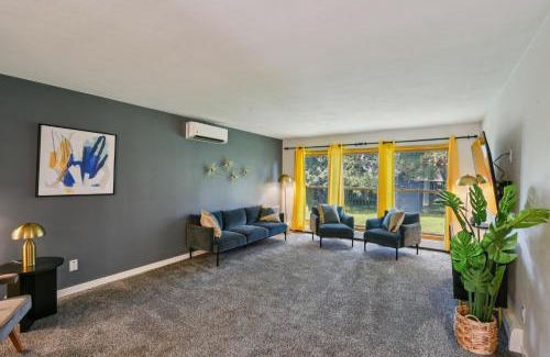 University Heights House | Iowa City 4BR Backyard Walk to Stadium home