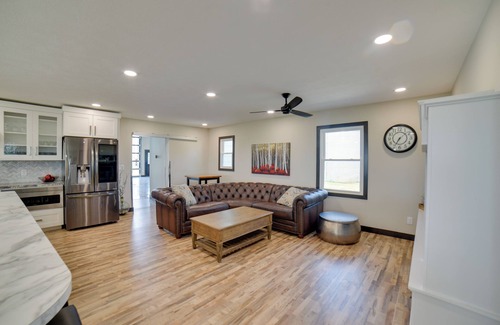 Renner House | Iowa Family Home w/Valley Views & Rooftop Deck