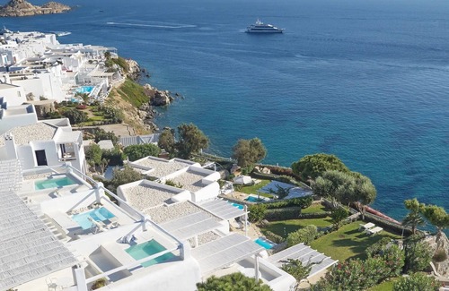 Platis Gialos Villa | ISholidays Mykonos Blu Cobalt Villa PrivHeatedPool