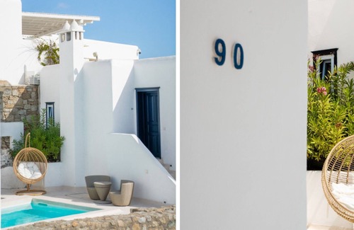 Platis Gialos Villa | ISholidays Mykonos Blu Island Villa Private Pool