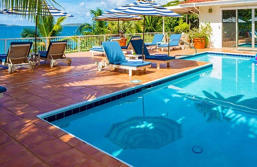 Hart Bay Villa | Island Beach Bliss: Waterfront Villa! Full A/C! Huge Pool and Hot Tub!