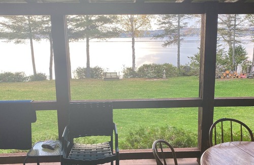 Fort Kent Mills House | Island Escape on Long Lake with beautiful views on Long Lake.