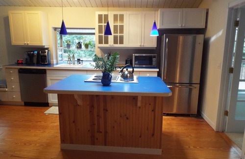 Burley House | Island home with kayaks, seasonal pool, private hot tub and beautiful beach!