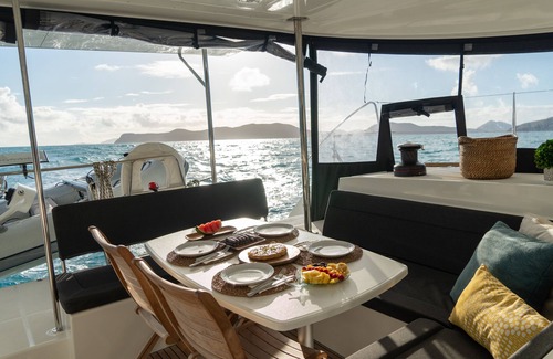 Nazareth Boat Rental | Island Hopping, All-Inclusive Vacation aboard Luxury Catamaran, Personal Chef