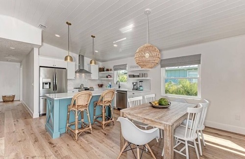 Anna Maria House | Island in the Sun, luxury beach house with private pool, walk to Pine Ave