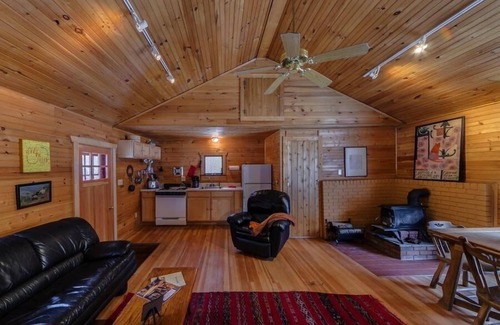 Milford Cottage | Isolated Charming Knotty Pine Cottage on 575 Acre Forest Preserve