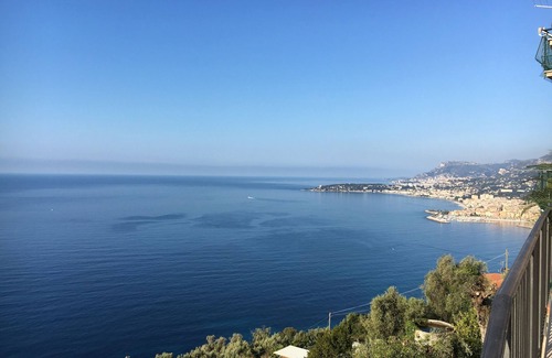 Ventimiglia Apartment | House in Grimaldi. Spectacular view on the French Riviera with rooftop terrace!