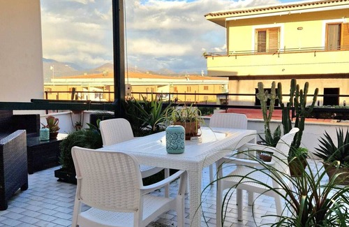 Sant'Egidio del Monte Albino Apartment | Palazzo Di Donna Suite panoramic terraces strategic parking Pompeii and Amalfi