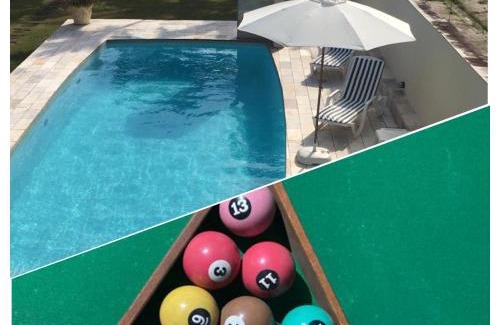 Cibratel II House | Itanhaém Maravilhosa, Bilhar, Sky, WiFi, Piscina e churrasqueira grande, Gramado, Casa linda de alto padrão a 600m praia