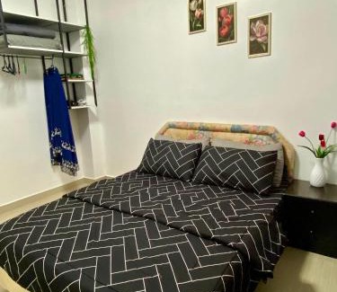 Tanjung Tanah Merah Apartment | Izdisa Muslim Homestay For Muslim Groundfloor Pool view
