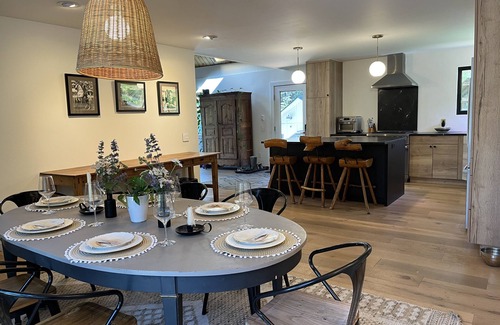 Hoback Junction Ski Chalet | Jackson Hole Chalet in the Pines near Snake River - pet friendly, sleeps 8