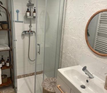 Saint-Jacques-de-la-Lande Apartment | "Jade" Studio sur jardin jacuzzi