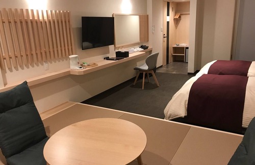 Nukazuka Hotel | JapaneseWestern style twin with bath nonsmoki/Aizuwakamatsu Fukushima