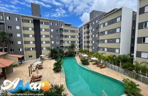 Estufa II Apartment | Jardim das Palmeiras II Home Resort JP2 Ubatuba - Apartamento com 2 Dorms, 1 Suíte, Condomínio com Piscina Adulto e Infantil, Jacuzzi Aquecida,Sauna, Churrasqueira, Academia, Salão de Jogos e Playground