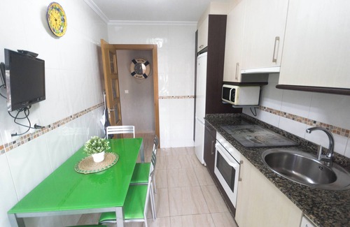 San Cibrao Apartment | Jardines del Mar residential pool and beach