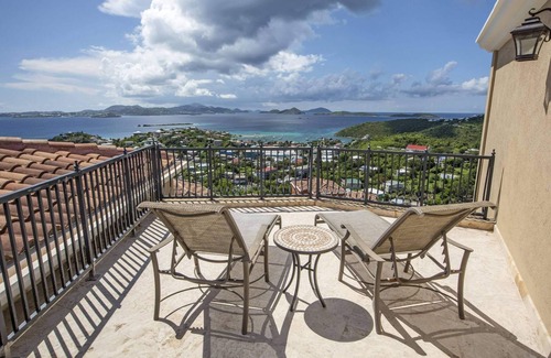 Estate Enighed Villa | Jasmine Villa Gorgeous Kitchen with Great Views!