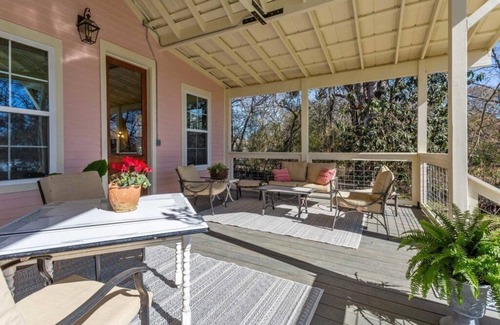 St. Francisville House | Jasperilla Pink house by Louisiana Hospitality Group