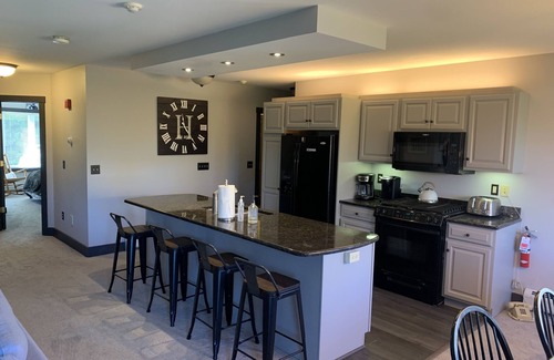 North Troy Condo | Jay Peak ski-in ski-out bliss just steps away from Grammy Jay