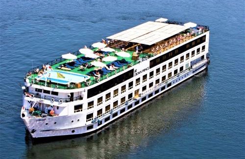 Nile River Luxor Boat Rental | Jaz Crown Prince Nile Cruise - Every Monday from Luxor for 07 & 04 Nights - Every Friday From Aswan for 03 Nights