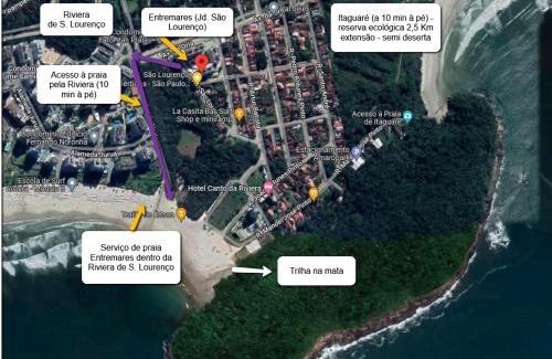 Sao Lourenco Apartment | Jd. S. Lourenço - Riviera - Novo, 3 dorm, AC, 300m do mar, serviço de praia