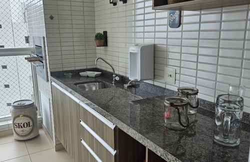 Boqueirao Apartment | Jd. Wonderful apartment with sea view. Family only!