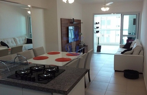 Boqueirao Apartment | Jd. Wonderful apartment with sea view. Family only!