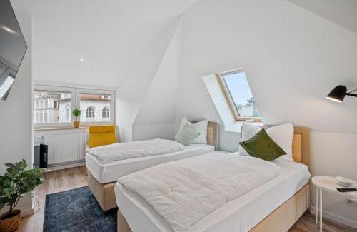 Oberdorla Apartment | Jenapartments Penthouse Terrasse Waschtrockner sehr zentral
