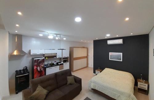 Simoes Lopes Apartment | JK STUDIO PREMIUM COM GARAGEM SEM taxas extras