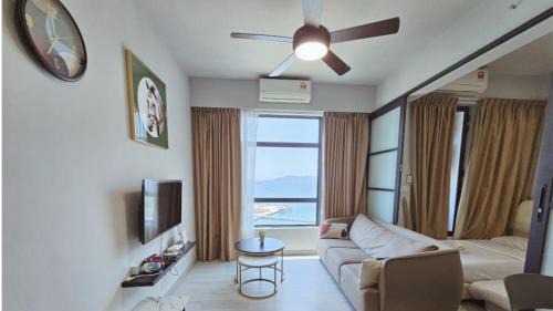 Downtown Kota Kinabalu Apartment | JQ Little Angle 3 小天使民宿3 NEW High Floor Seaview Netflix 6pax