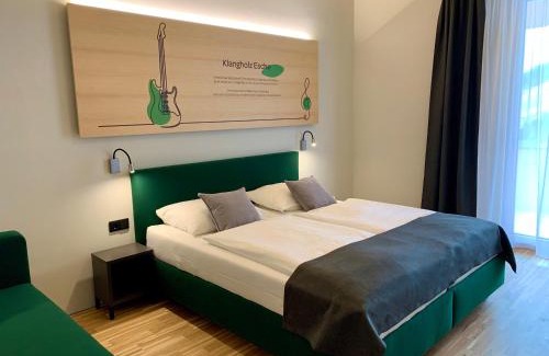 Innerlaterns Hotel | JUFA Hotel Laterns - Klangholzhus
