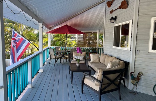 Kapoho Apartment | Jungle Bamboo Room: Watch Whales, Breakfast included at Ala Kai Bed & Breakfast