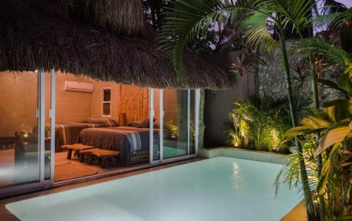 Zona Hotelera Villa | Jungle Villa -steps to the beach and restaurants!