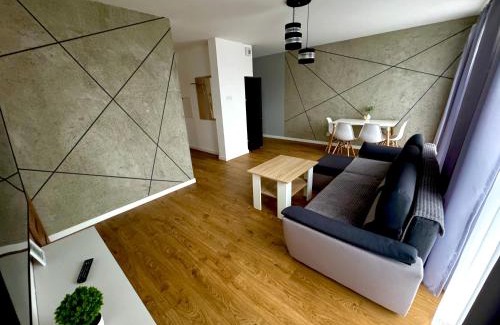 Kielce Apartment | Jurajska Plaza - Nowoczesny apartament z osobną sypialnią, KLIMATYZACJA, Parking prywatny GRATIS - Kielce