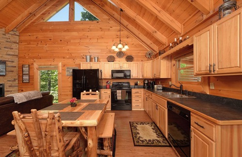 Sevierville Cabin | Just Renovated, Gated Resort, Mini-Golf, WiFi, Pools, Game Loft & What a View!