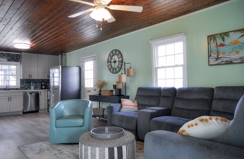 Surf City House | Just Sandy | Partial Views + Just Across from the Beach!