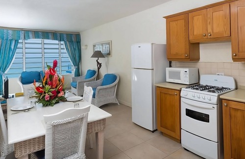 St. Lawrence Gap Hotel | Just What You Were Looking For! Kitchen, Oceanfront, Free Parking, Onsite Pool