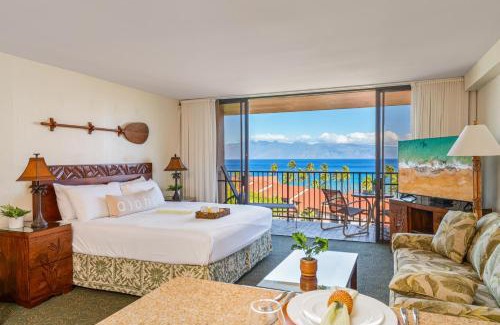 Downtown Lahaina Apartment | Kaanapali Shores 940 · KS 940 Top Floor Studio w Ocean Views AC