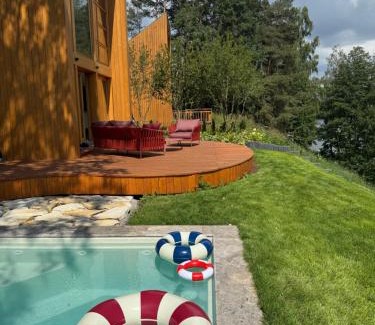 Dabrowno House | Kalbornia LAKE & POOL HOUSE by JWPM