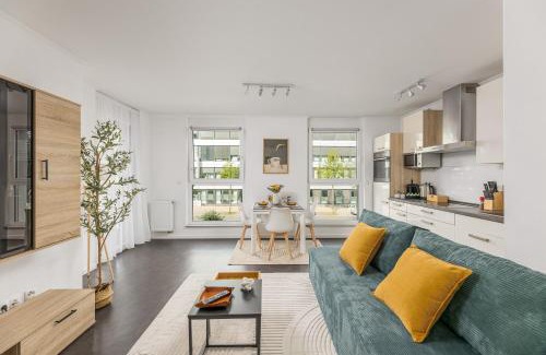 Sudliche Innenstadt Apartment | Kalina Suites - Apartment am Rhein, Nähe BASF, AbbVie, Uni MA