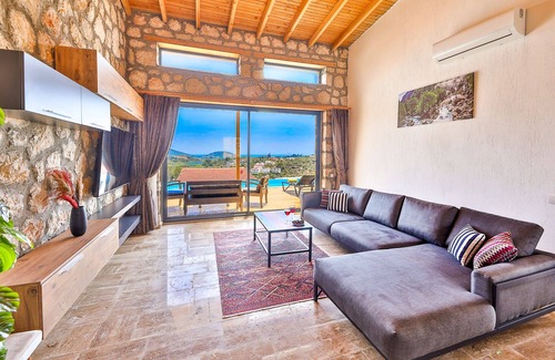 Patara Villa | Kalkan Patara, Stylish 4 Bedroom Villa, Large Infinity Pool Indoor Pool Sea View