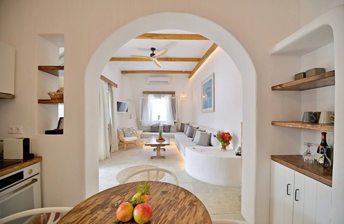 Astypalaia Villa | Kallichoron Signature Villa with breathtaking view of Chora and the Aegean Sea.
