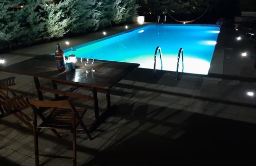 Paiania House | Kantza Private Pool Project, near metro, A 60sm lux pool for your use only