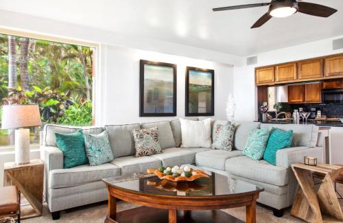 Wailea Apartment | KBM Resorts FREE CAR Polo Beach POL-109 Ground Floor Steps to the Sand Sunset Views