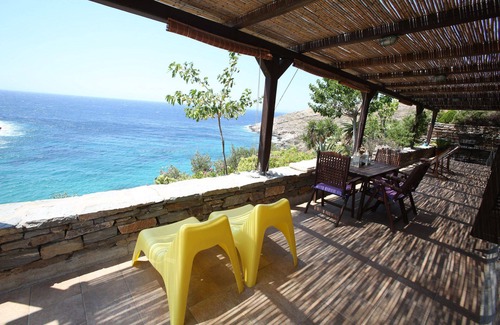 Pisses Apartment | Kea Tzia, beachfront, tranquil, secluded, luxury, beachfront, sea view, private