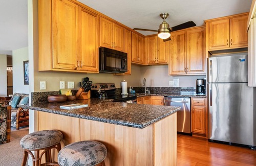 Keauhou Condo | Keauhou Punahele #B108, Ground Floor 2-Bed 2-Bath Garden Views and outdoor Bbq