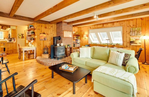 Lyman House | Kennebunk Pond Waterfront Lyman Home w/ Deck, Dock