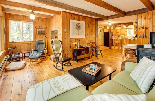 Lyman House | Kennebunk Pond Waterfront Lyman Home w/ Deck, Dock