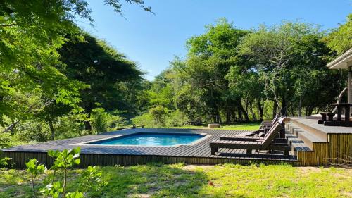 Hluhluwe Cabin | Khangela Private Game Lodge - Self Catering - Bedrooms are 3 Separate Chalets - Hluhluwe