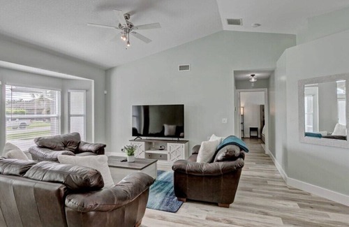 Royal Palm Beach House | King Beds ~ Private Heated Pool ~ Grill ~ Patio