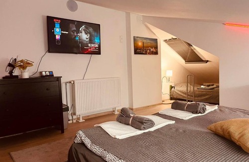 Pacsirtatelep Apartment | King House & Garden with AC and FREE PARKING POSSIBILITY